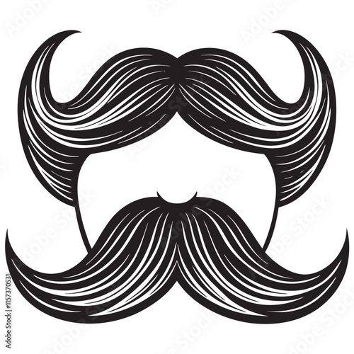 Mustache vector