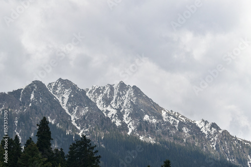 Mountain view of kashmir 