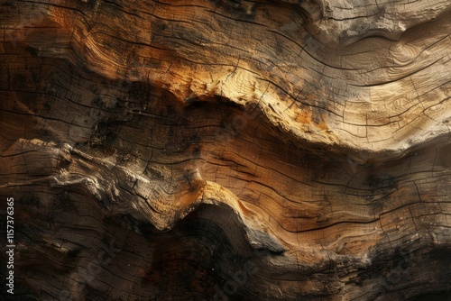 Textured wood grain with natural patterns photo