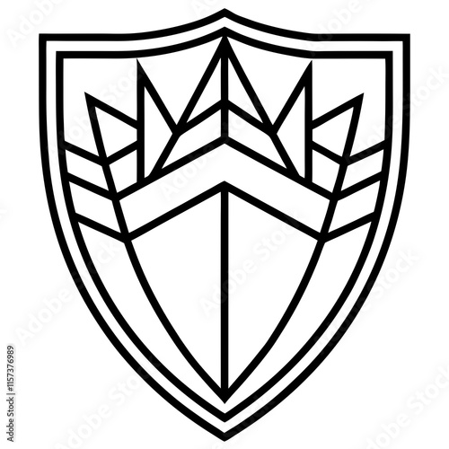 Hedge Fund Line Art Vector Design