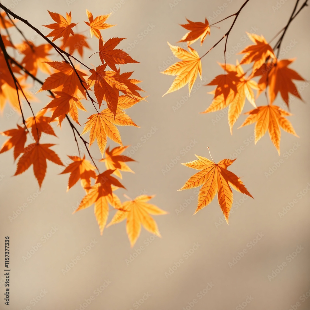 Autumn maple leaves blowing in the air. Movement and natural flow with isolated against transparent background. Autumn maple leaves blowing in the air. Movement and natural flow with isolated against transparent background.