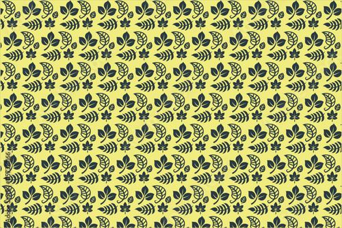 Leaf Pattern simple and minimalist style