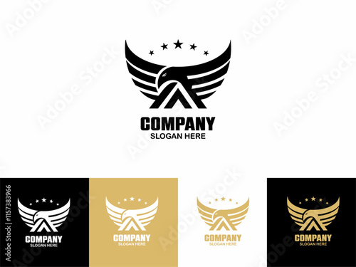 Modern Company Logo Concept Icon Eagle