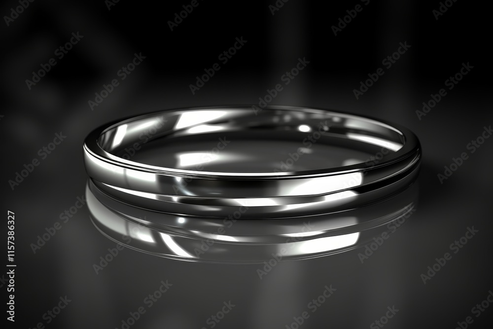 Minimalist black and white mobius ring illustration creating the illusion of infinity and continuity