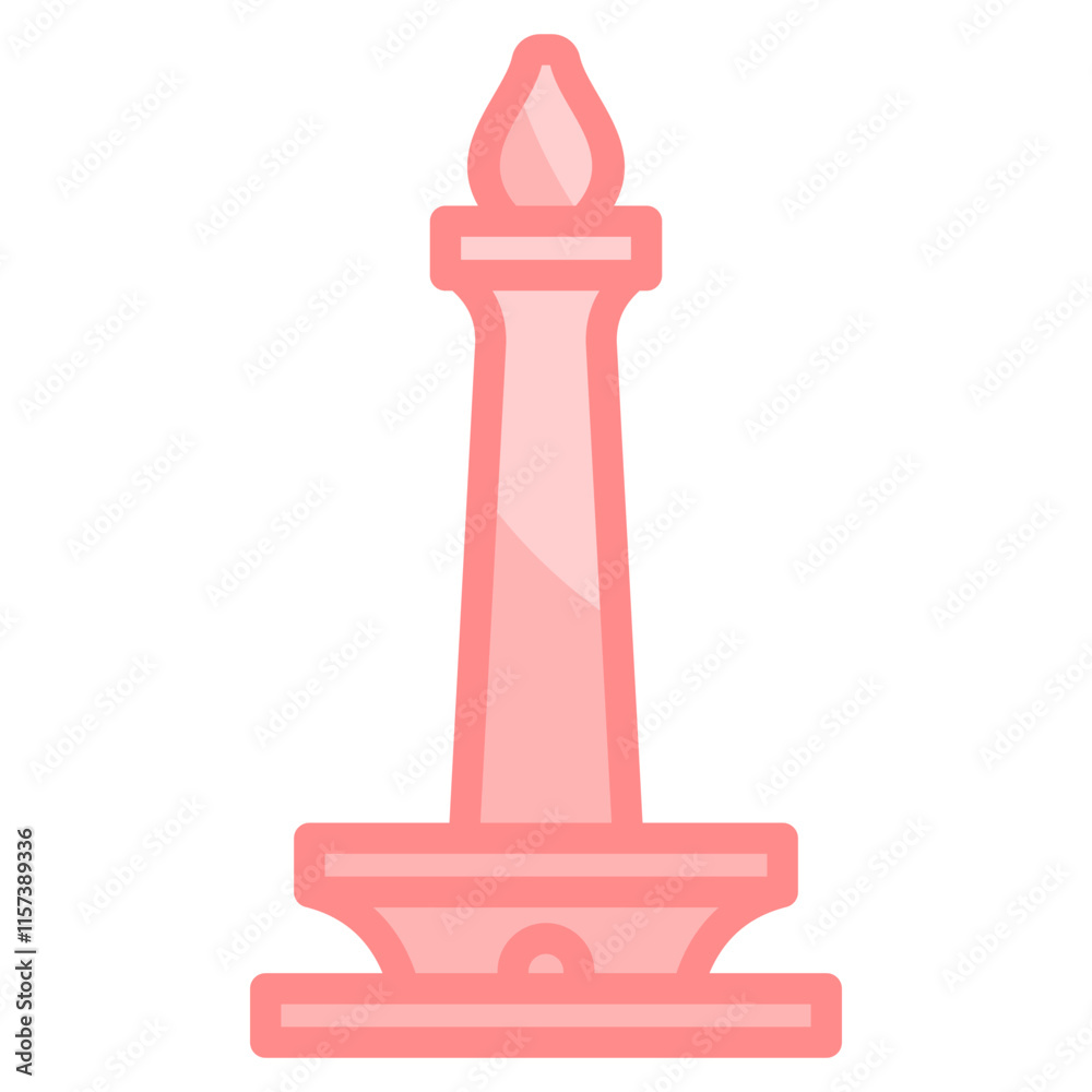 Landmark Monument Icon For Design Element