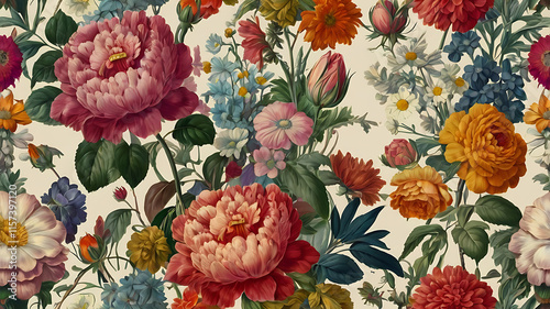 The flower wallpaper