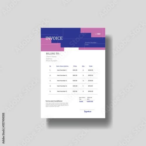 Fun Invoice Design