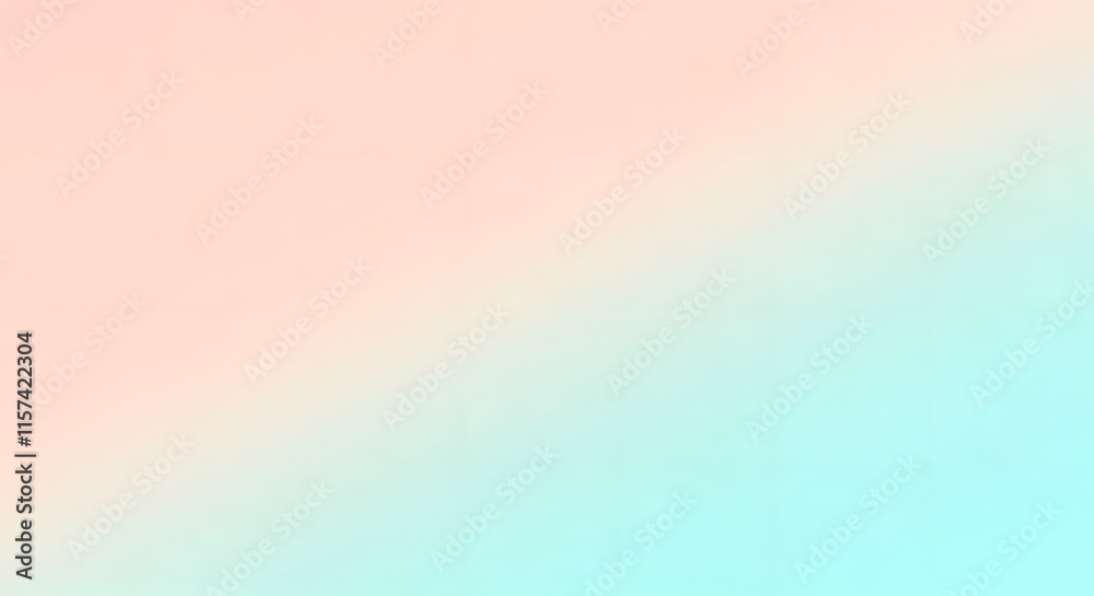 Delicate pastel gradient with a fine noise grain, shifting from pale pink to soft mint, AI Generated Delicate pastel gradient with a fine noise grain, shifting from pale pink to soft mint, AI Generated