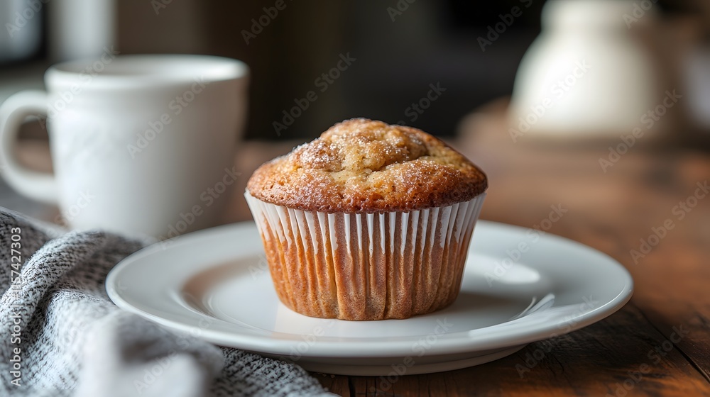Baking a delicious muffin at home kitchen food photography cozy environment close-up culinary art Baking a delicious muffin at home kitchen food photography cozy environment close-up culinary art