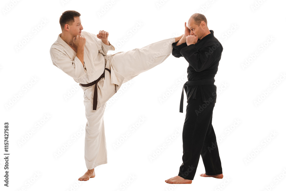 Karate sparring Karate sparring