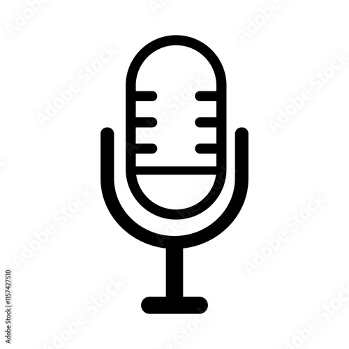 microphone icon vector illustration