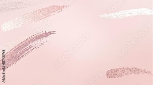 Rose gold metallic brushstroke background with blush pink tones for luxury branding, beauty products, wedding invitations, and elegant digital designs