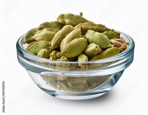 cardamom seed dry food healthy green dry
