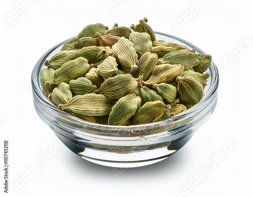 cardamom seed dry food healthy green dry