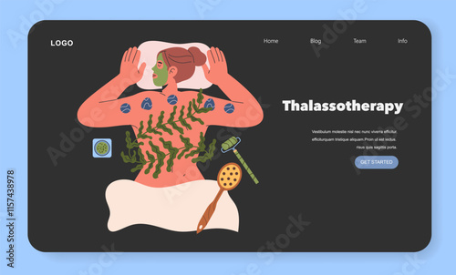 Water Wellness. Flat Vector Illustration