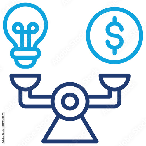 Break Even Point Icon