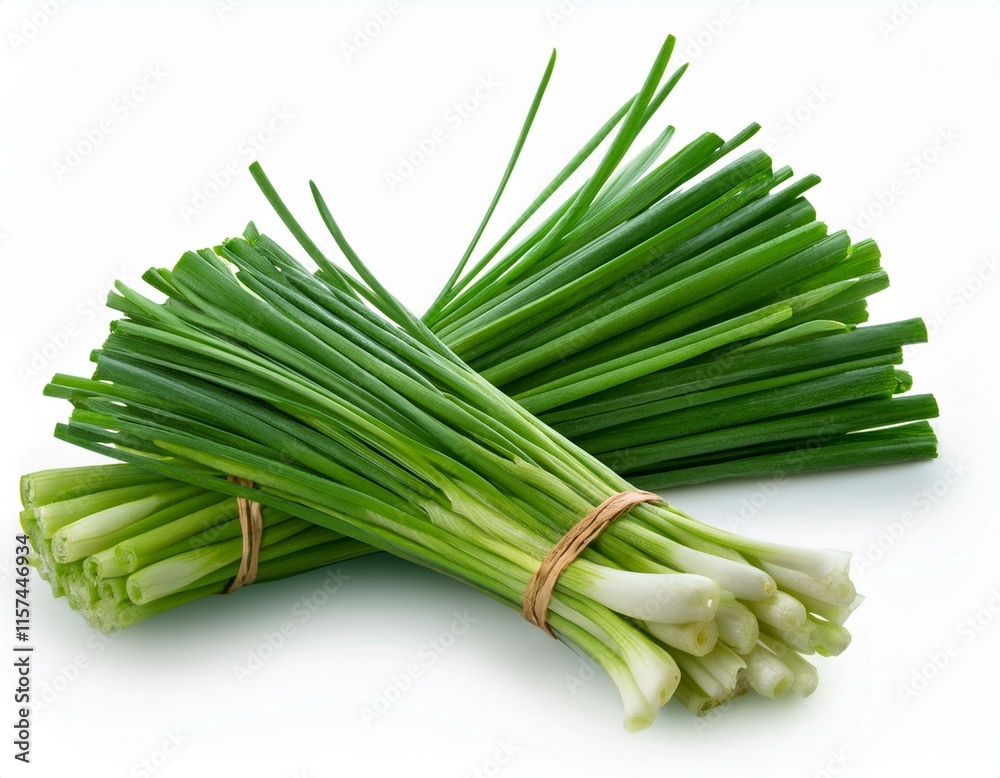 Chives flower or Chinese Chive isolated on white background. Chives flower or Chinese Chive isolated on white background.