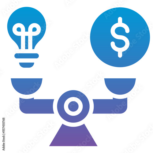 Break Even Point Icon