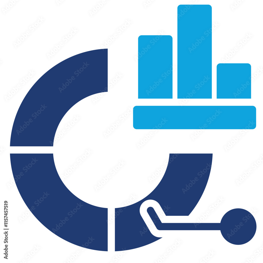 Fototapeta premium Market Segmentation Icon
