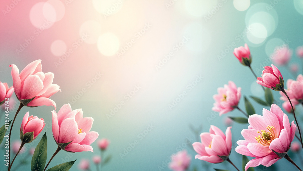 Vibrant Floral Pastel Background for Greeting Cards: Versatile Design for Birthdays, Anniversaries, and Holidays Vibrant Floral Pastel Background for Greeting Cards: Versatile Design for Birthdays, Anniversaries, and Holidays