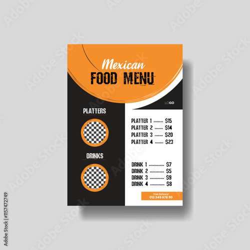 Simple Food Menu Design