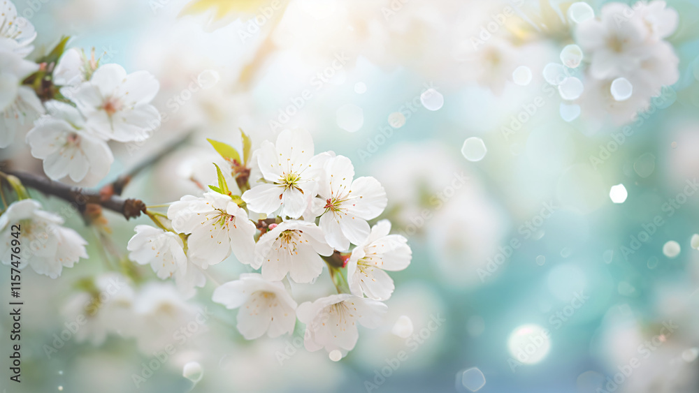 white cherry blossoms in spring white cherry blossoms in spring