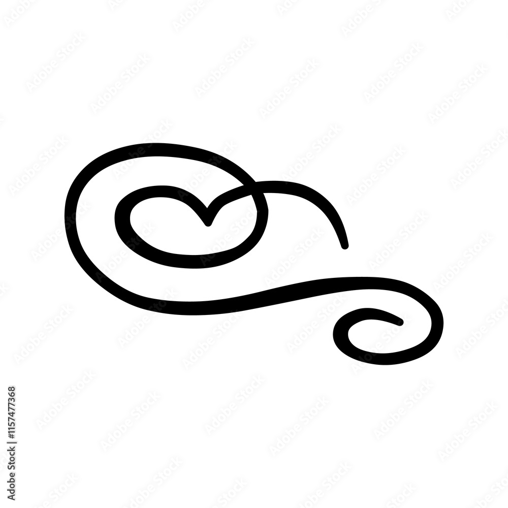 Line clip art design on plain white transparent isolated background for card, shirt, hoodie, sweatshirt, apparel, tag, mug, icon, poster or badge