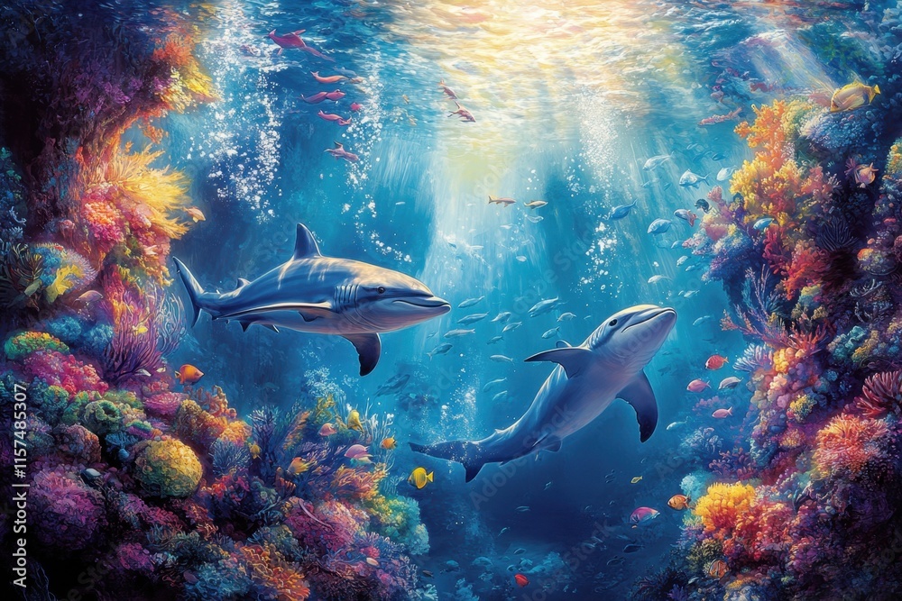 Fototapeta premium fish in the sea