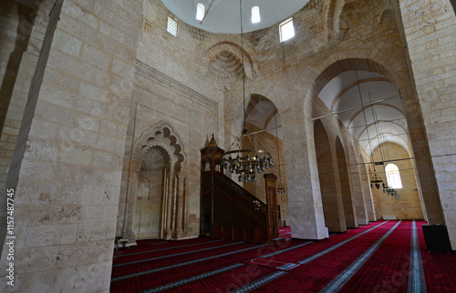 Located in Kiziltepe, Turkey, the Great Mosque was built in 1205. photo