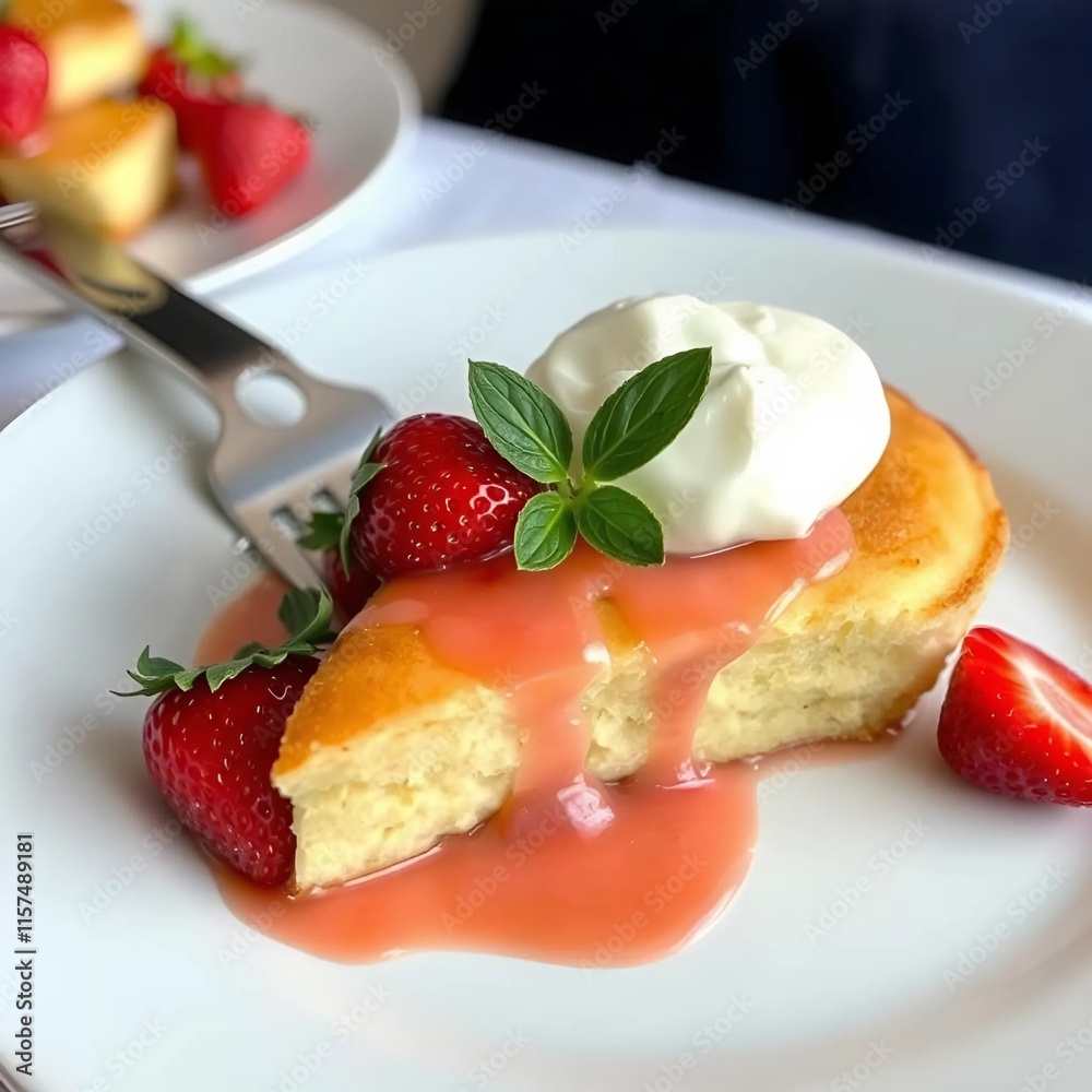 cheesecake with strawberries cheesecake with strawberries
