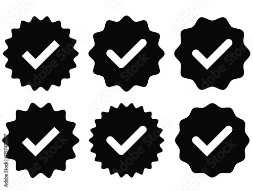 verified account icon vector