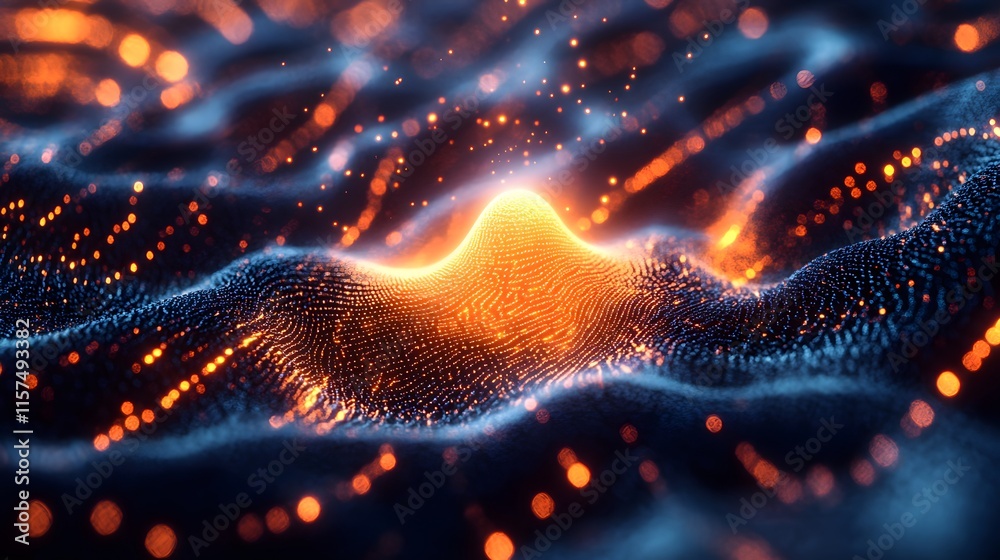Visualizing dynamic energy waves abstract digital space 3d render vibrant environment close-up view conceptual art Visualizing dynamic energy waves abstract digital space 3d render vibrant environment close-up view conceptual art