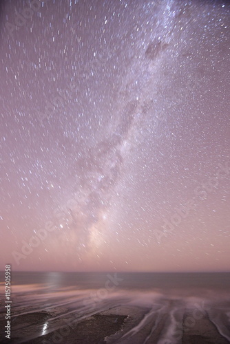 cielo nocturno, long exposure, night photography photo