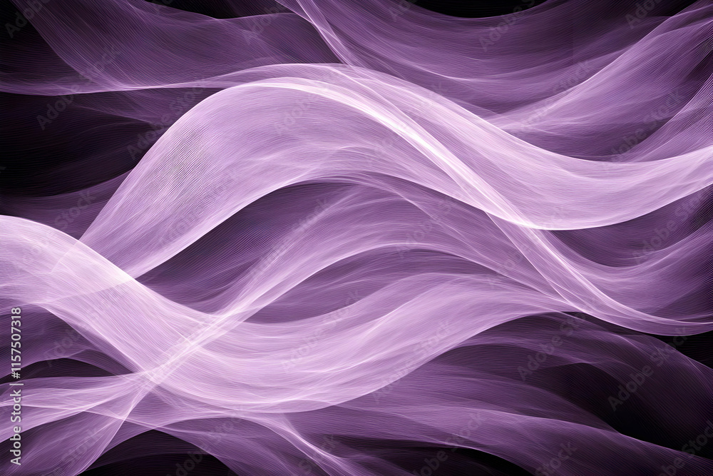 Obraz premium Abstract Purple Wave Background Illustration