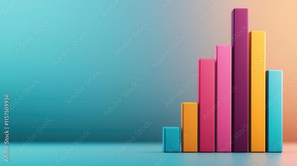 Digital screen showing a rising bar chart labeled Long Term Equity Fund, representing successful management Digital screen showing a rising bar chart labeled Long Term Equity Fund, representing successful management