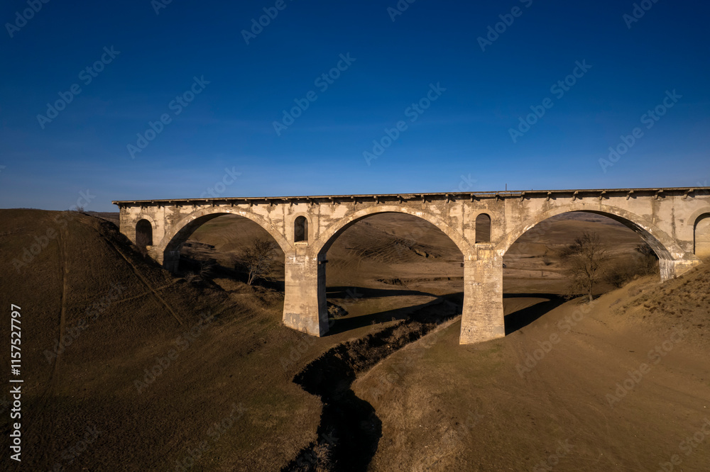 An ancient arch bridge built in 1916. An ancient arch bridge built in 1916.