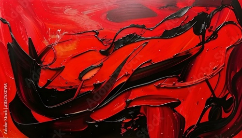 Spectacular strokes of red paint as a background or other graphic resource for your projects