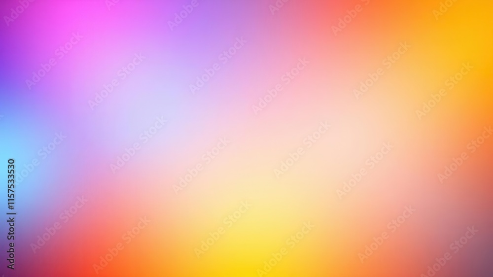 Vibrant Abstract Background with Soft Blurred Colors of Pink, Blue, Yellow, and Orange for Creative and Artistic Design Projects Vibrant Abstract Background with Soft Blurred Colors of Pink, Blue, Yellow, and Orange for Creative and Artistic Design Projects