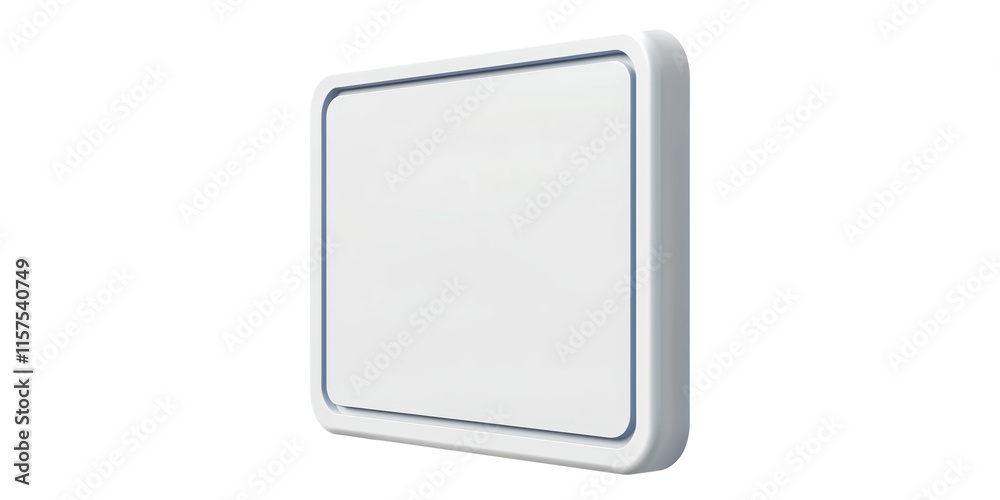 White light switch isolated on transparent background White light switch isolated on transparent background