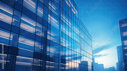 Modern architecture of the business center of the city