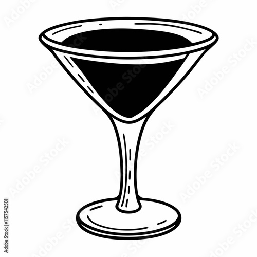 glass of martini