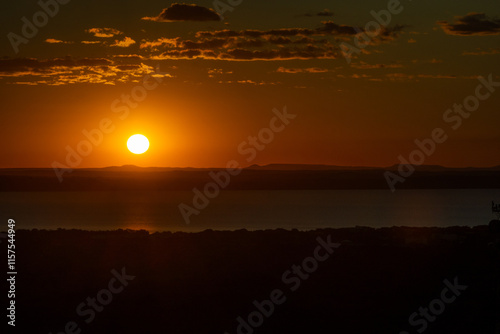 Sunset at Palmas - Tocantins, Brazil photo