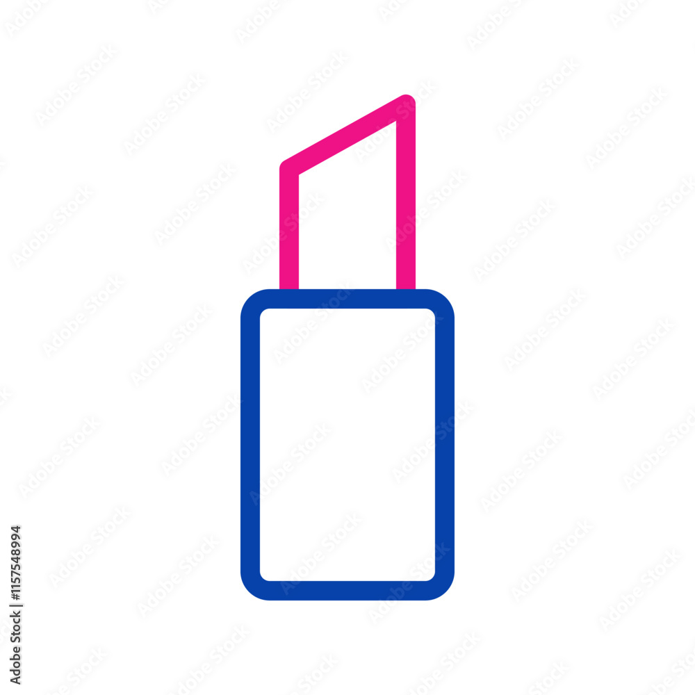 Pink lipstick icon. Concept of beauty, makeup, and cosmetics. Pink lipstick icon. Concept of beauty, makeup, and cosmetics.