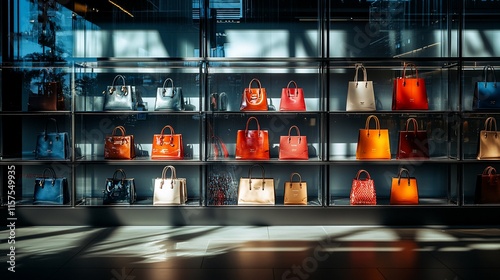 Wallpaper Mural Luxury handbags displayed in a modern store. Torontodigital.ca