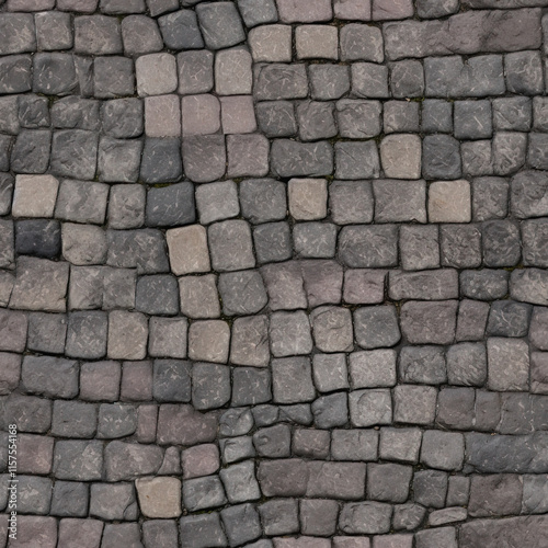 Seamless texture of pavement tiles.
