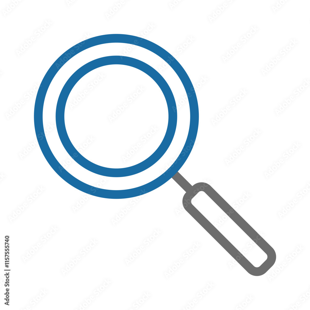 Magnifying glass icon. Concept of search, research, and investigation. Magnifying glass icon. Concept of search, research, and investigation.