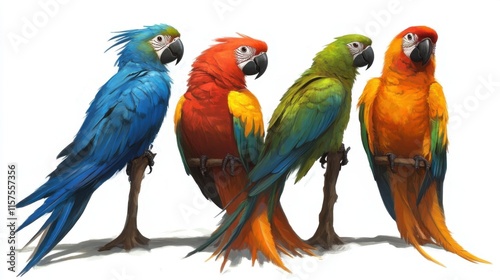 Exotic bird care requires specialized knowledge of diet and habitat.