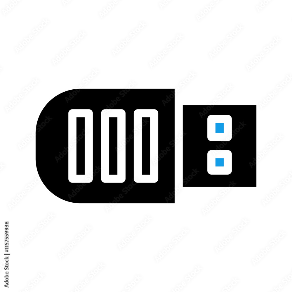 USB flash drive icon. Concept of data storage, transfer, and backup. USB flash drive icon. Concept of data storage, transfer, and backup.