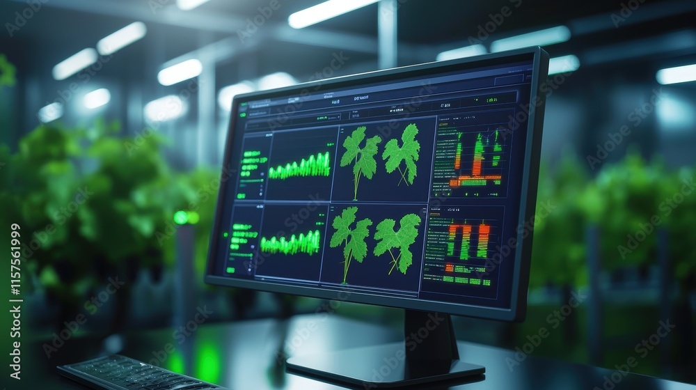 Smart irrigation system for healthy grape vines modern farm monitoring technology greenhouse data-driven agriculture Smart irrigation system for healthy grape vines modern farm monitoring technology greenhouse data-driven agriculture