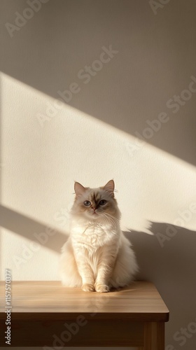 cat on the table